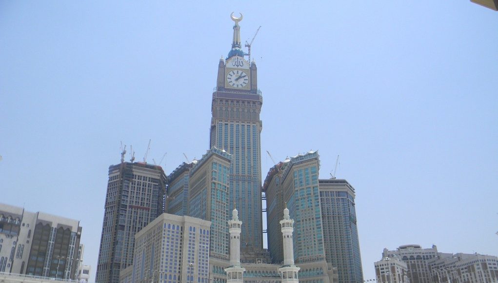 Mecca under construction