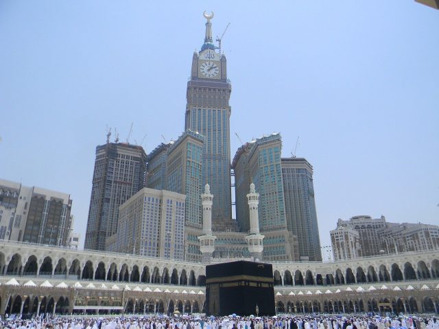 Mecca under construction
