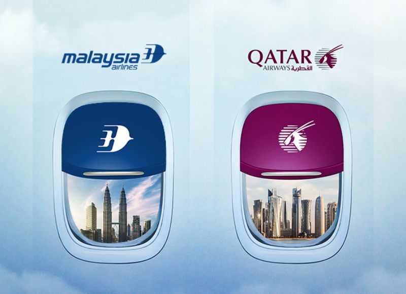 Malaysia Airlines and Qatar Airways