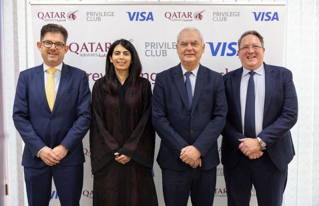 Qatar Airways Privilege Club and Visa partnership